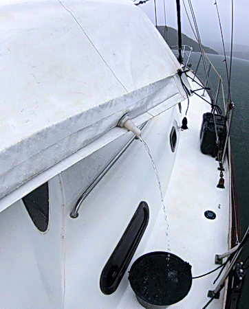yacht screen for companionway