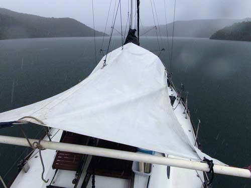 yacht rain catcher