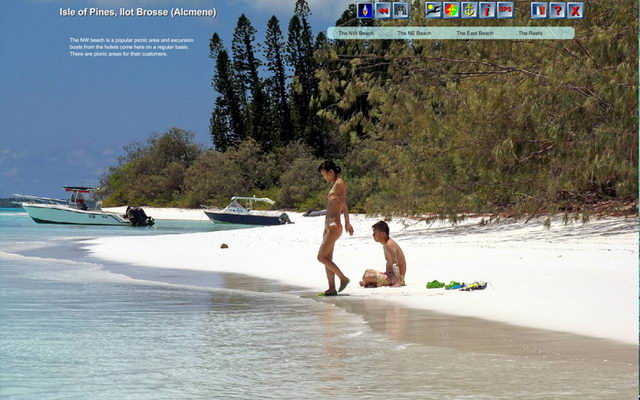 isle of pines ile Alcmene ilot Brosse