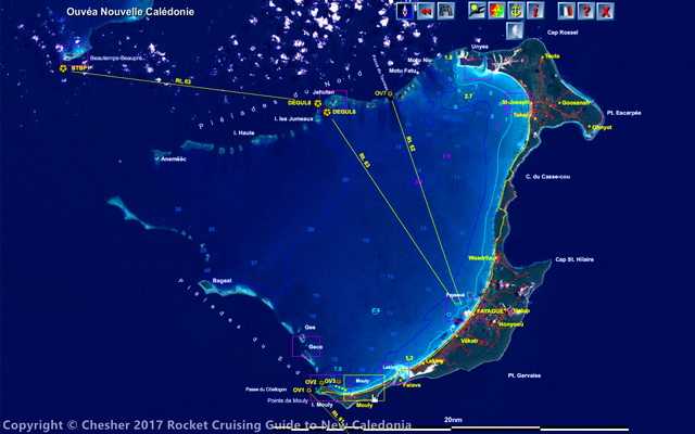ouvea anchorages cruising